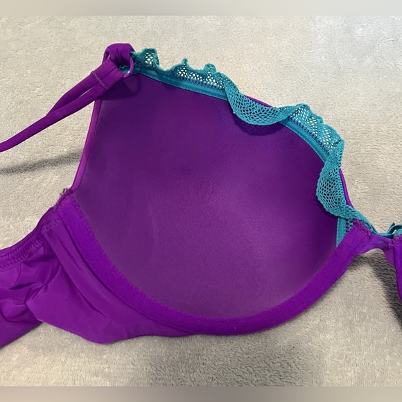 Victoria's Secret Purple and light blue Bra - Picture 7 of 7